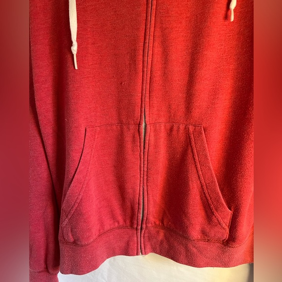 Element Size Large Y2K Red zip up skateboard hoodie men’s - Picture 4 of 8